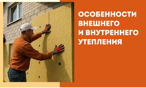 Какие особенности внешнего и внутреннего утепления в Краснокамске