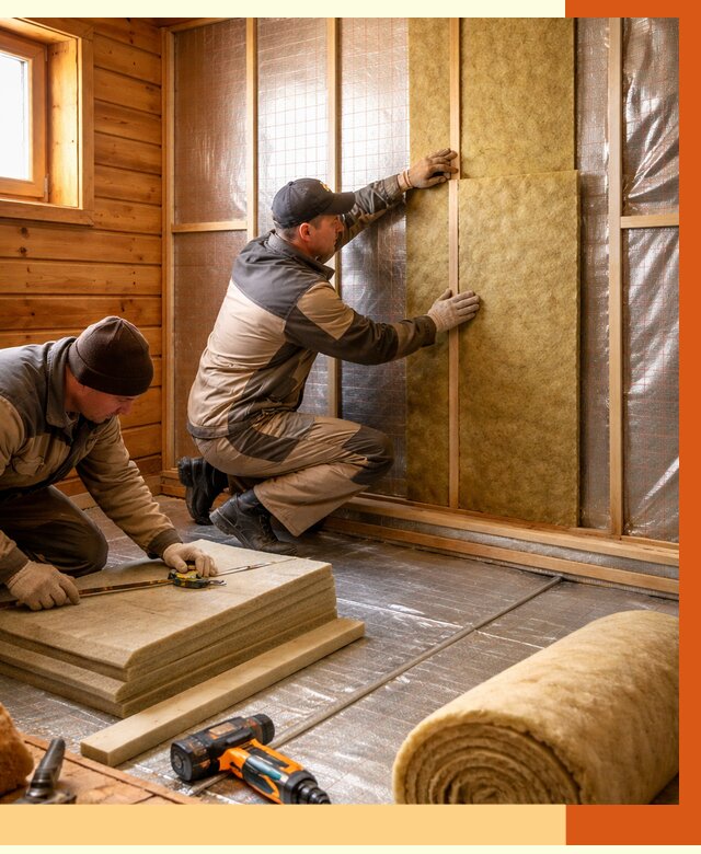 Утепление бани изнутри в Краснокамске под ключ от 4258 руб./м² | ТепломастерКнм