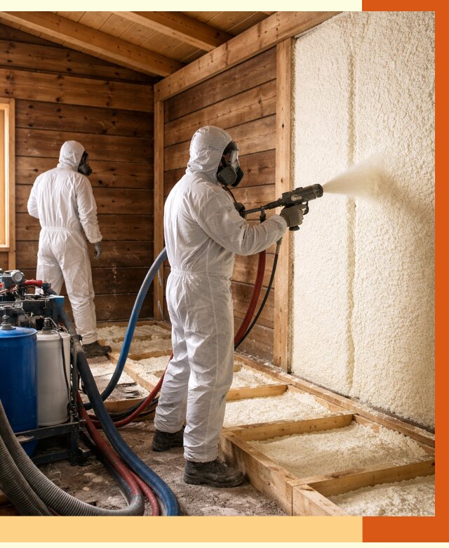 Утепление бани ппу в Краснокамске под ключ от 4258 руб./м2 | ТепломастерКнм - напыление и монтаж ппу