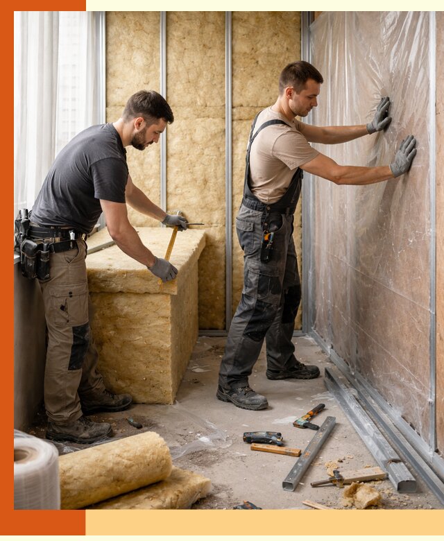 Профессиональное утепление лоджии в Краснокамске эффективно и надежно