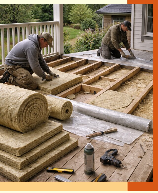 Утепление террасы в Краснокамске от 4258 руб./м2 — утеплить террасу под ключ | ТепломастерКнм