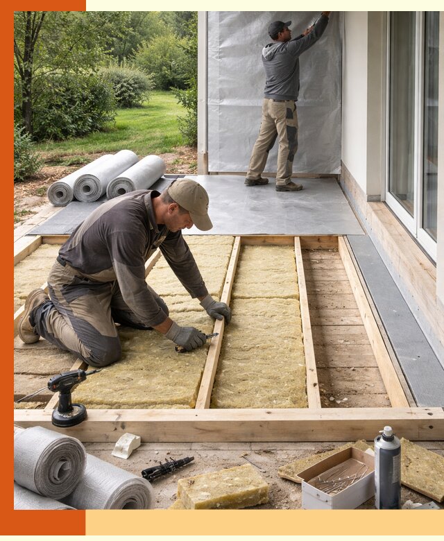 Утепление террасы в Краснокамске — тепло и защита круглогодично