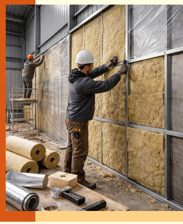 Утепление ангара в Краснокамске — профессиональная теплоизоляция помещений