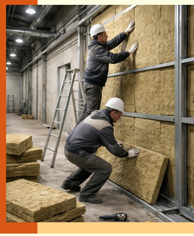 Утепление цеха под ключ в Краснокамске с гарантией качества