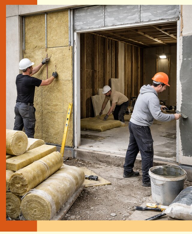 Утепление торгового павильона в Краснокамске — качественно и энергоэффективно