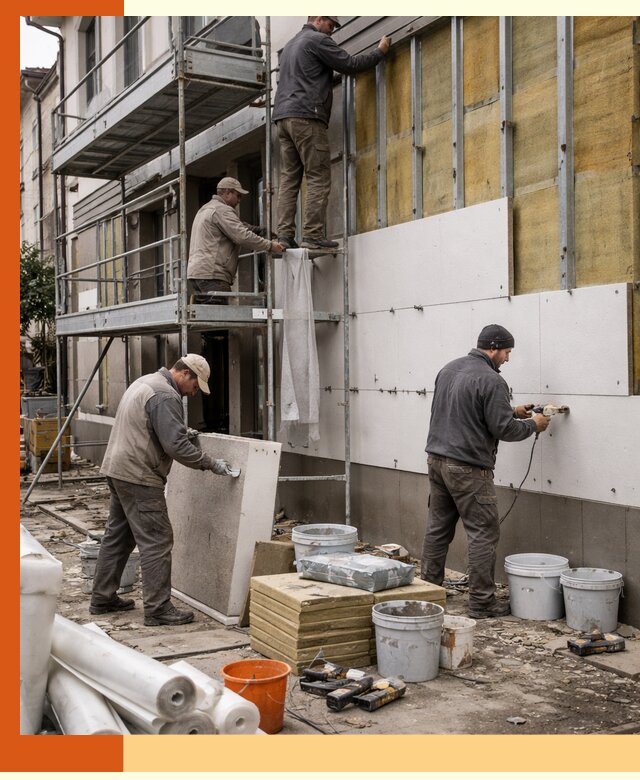 Утепление гостиницы под ключ в Краснокамске с гарантией качества