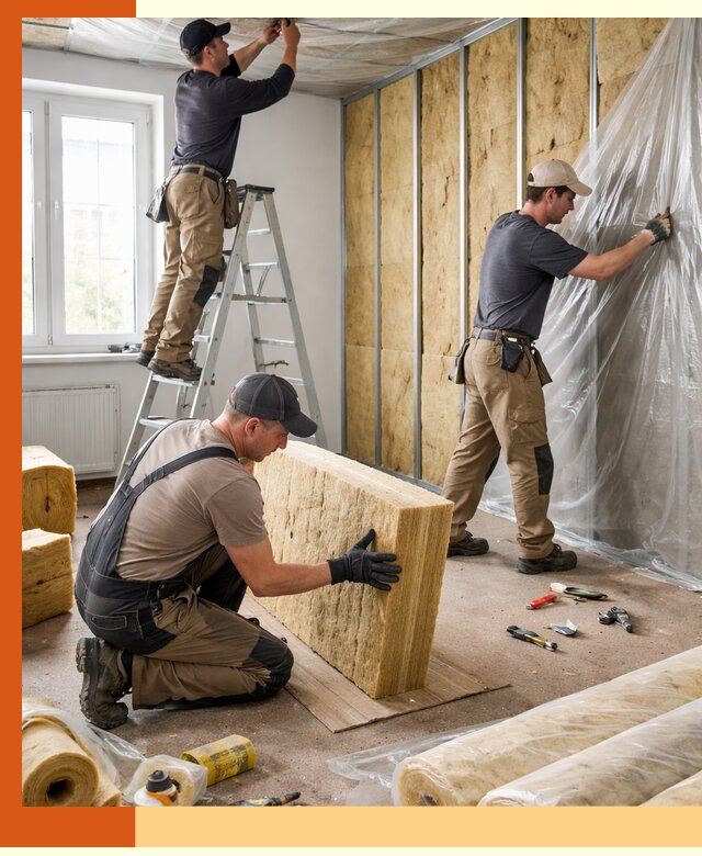 Утепление офисных помещений под ключ в Краснокамске