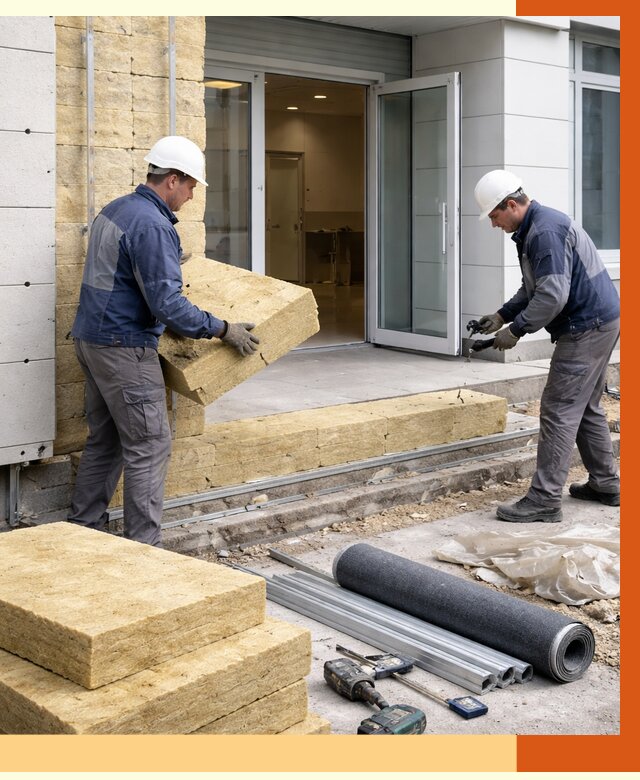 Утепление медицинского центра в Краснокамске под ключ от 12671 руб./м² | ТепломастерКнм