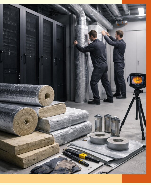 Утепление серверной в Краснокамске от 8616 руб./м² — комплексно под ключ | ТепломастерКнм