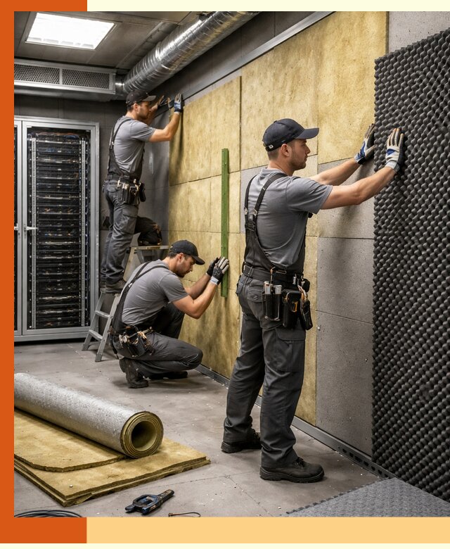 Утепление серверной комнаты профессионально в Краснокамске