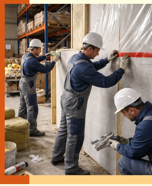 Утепление теплого склада под ключ в Краснокамске