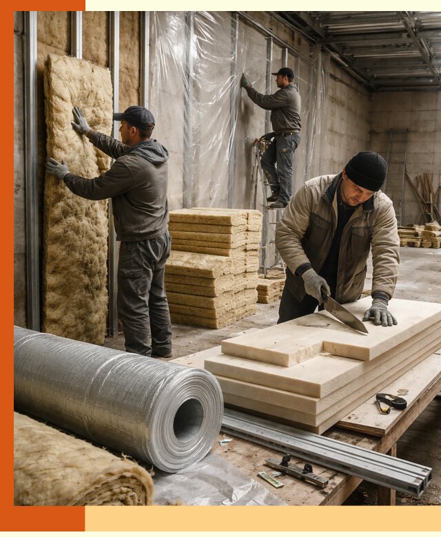 Утепление торгового склада в Краснокамске с энергоэффективными решениями