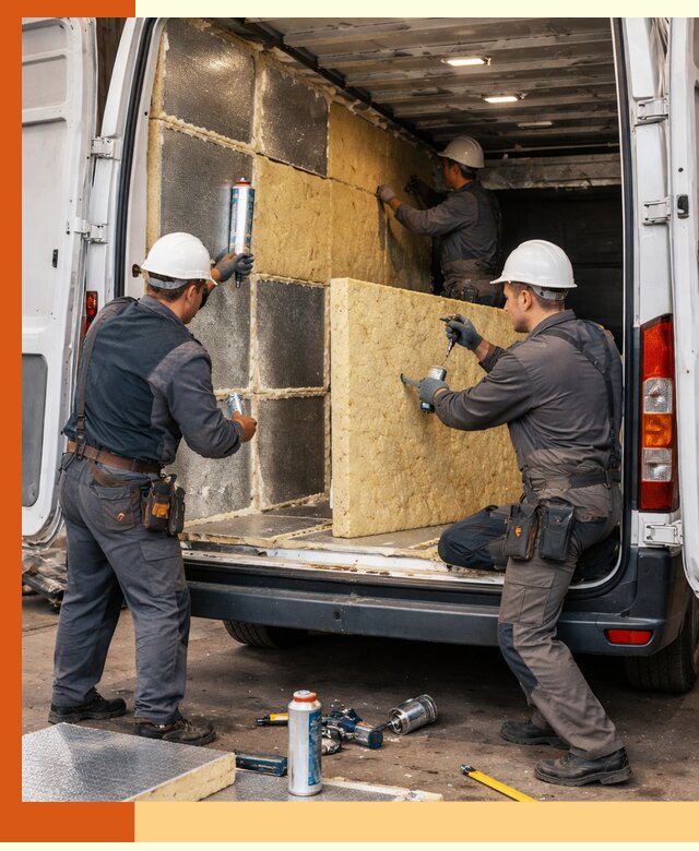 Утепление фургона-рефрижератора в Краснокамске для сохранения температуры