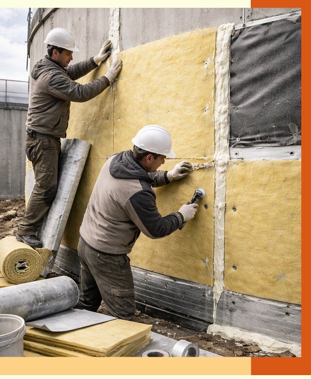 Утепление резервуара в Краснокамске от 27877 руб/м2 — монтаж ППУ и комплекс под ключ | ТепломастерКнм