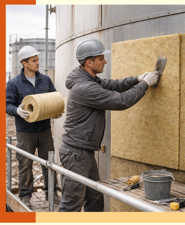 Профессиональное утепление резервуара и теплоизоляция в Краснокамске