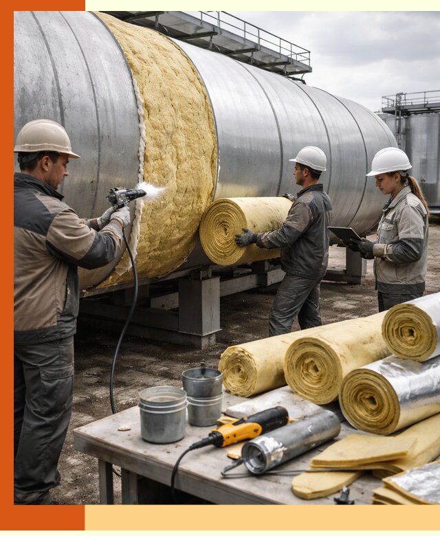 Утепление цистерны в Краснокамске — утеплители и монтаж под ключ