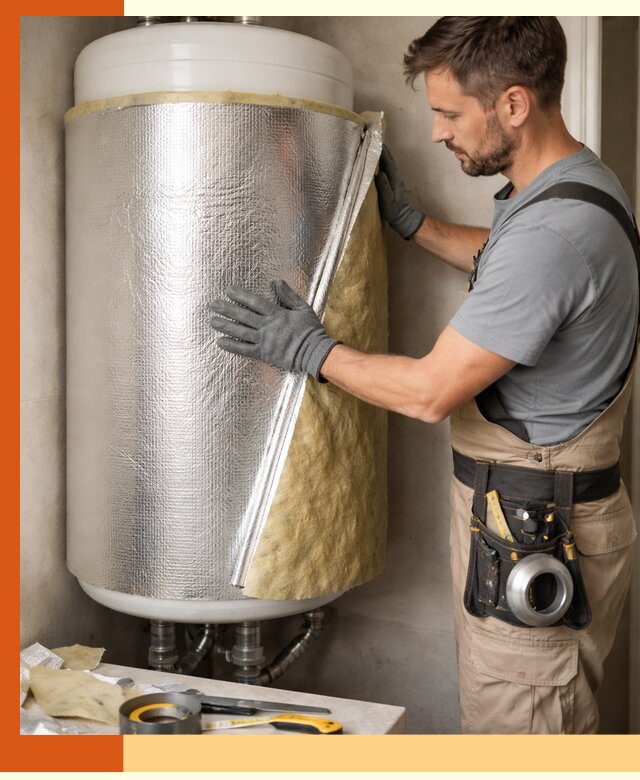 Утепление бойлера в Краснокамске для снижения теплопотерь и экономии энергии