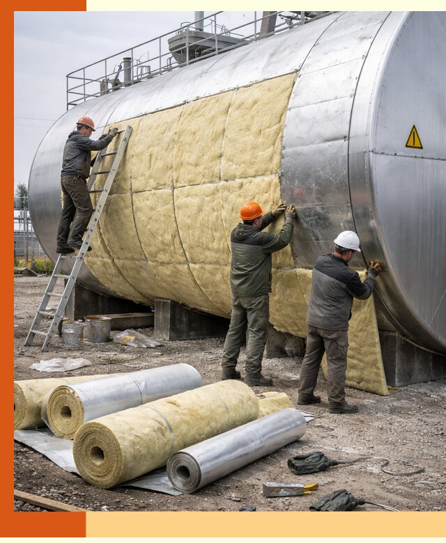 Утепление резервуаров с топливом в Краснокамске надежно и экономично