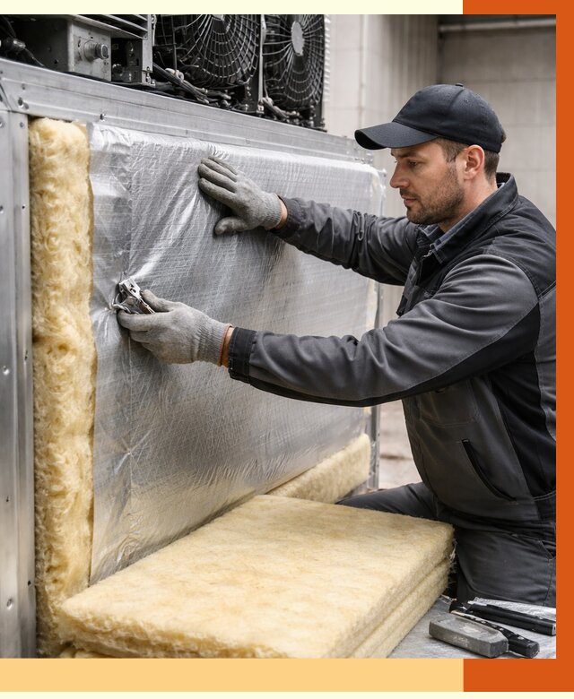 Утепление холодильного агрегата в Краснокамске от 8616 руб. под ключ | ТепломастерКнм