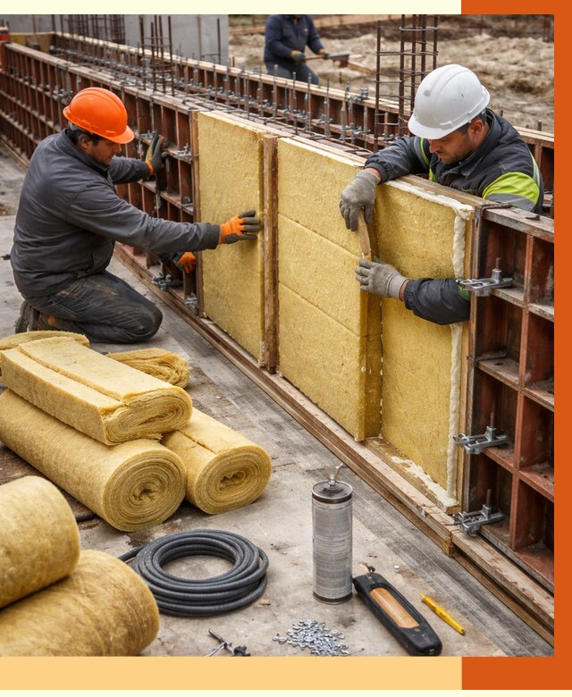 Теплоизоляция опалубки в Краснокамске от 7299 руб. за м2 — услуги и монтаж | ТепломастерКнм