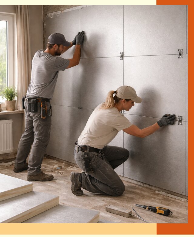 Утепление PIR панелями в Краснокамске от 4258 руб. под ключ | ТепломастерКнм