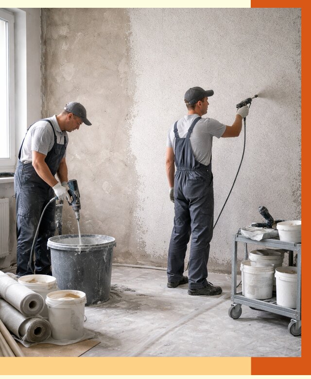 Утепление стен жидкой теплоизоляцией в Краснокамске от 4258 руб/м² | ТепломастерКнм