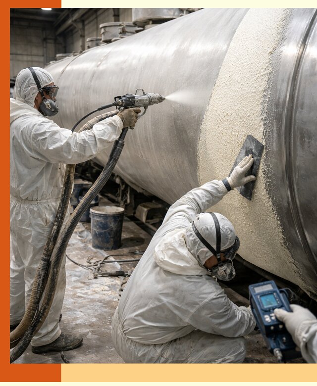 Утепление автоцистерн жидкой теплоизоляцией в Краснокамске