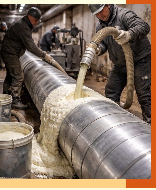 Утепление теплотрассы жидкой теплоизоляцией в Краснокамске от 4258 руб. | ТепломастерКнм