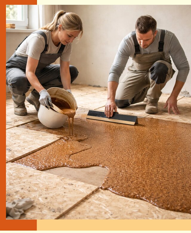 Утепление пола жидкой пробкой в Краснокамске для квартир и домов