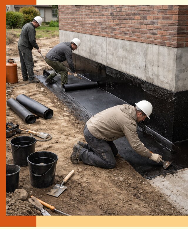 Гидроизоляция фундамента в Краснокамске: надежная защита строений