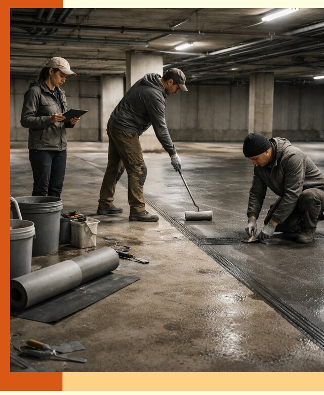 Гидроизоляция паркинга в Краснокамске: качественная защита зданий