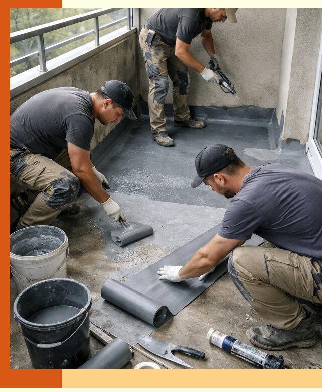 Гидроизоляция балкона в Краснокамске: надежная защита от протечек