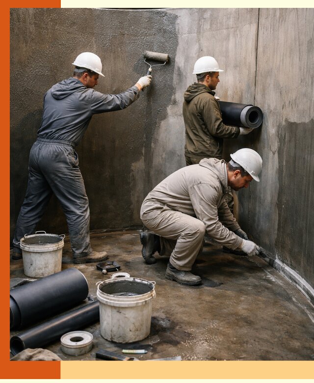 Гидроизоляция резервуара профессионально в Краснокамске