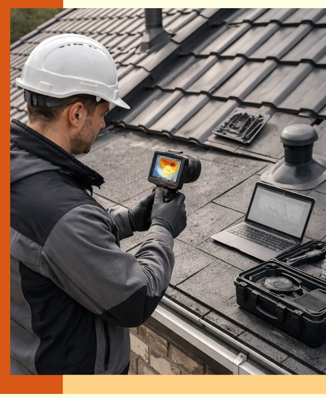 Тепловизионное обследование кровли в Краснокамске для выявления дефектов
