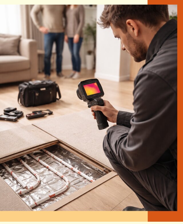 Тепловизионное обследование теплого пола в Краснокамске от 4562 руб. — ТепломастерКнм