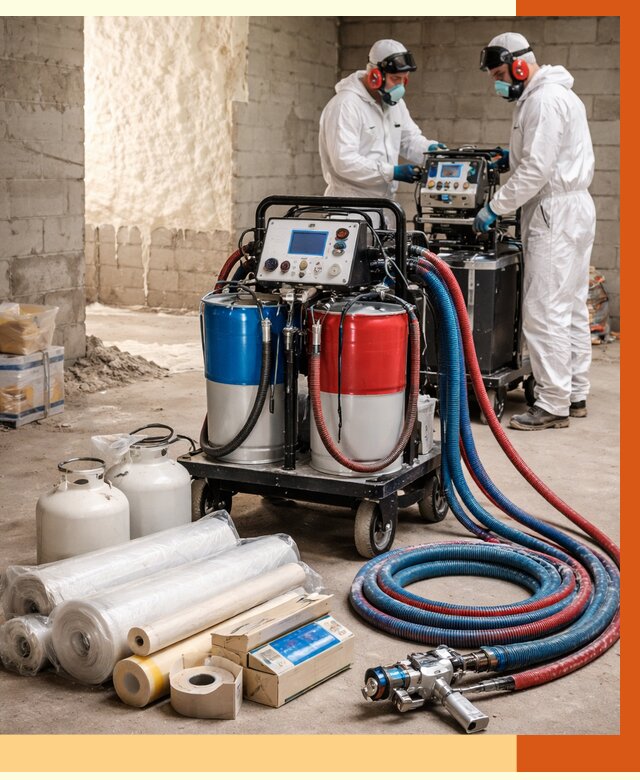 Аренда установки для напыления ППУ в Краснокамске от 35480 руб. | ТепломастерКнм